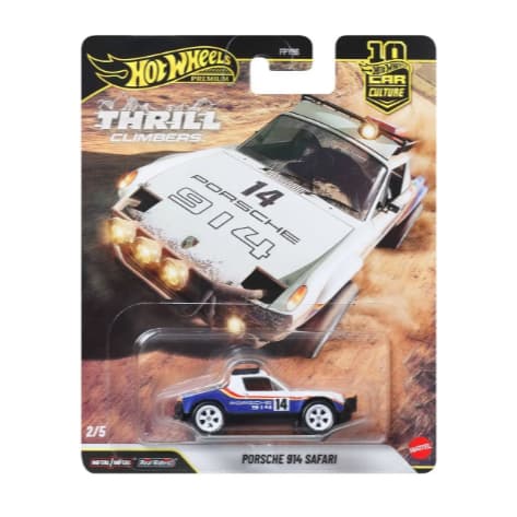 Porsche 914 Safari Hot Wheels Car Culture miniatura 7 cm