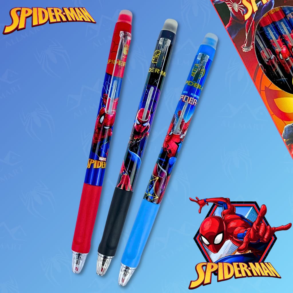Caneta Apagável Homem Aranha | Papelaria Kawaii | Material Escolar ou Escritório