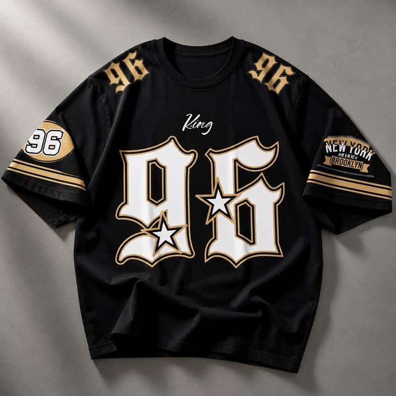 Camiseta Streetwear King 96 New York Unissex 100% Algodão