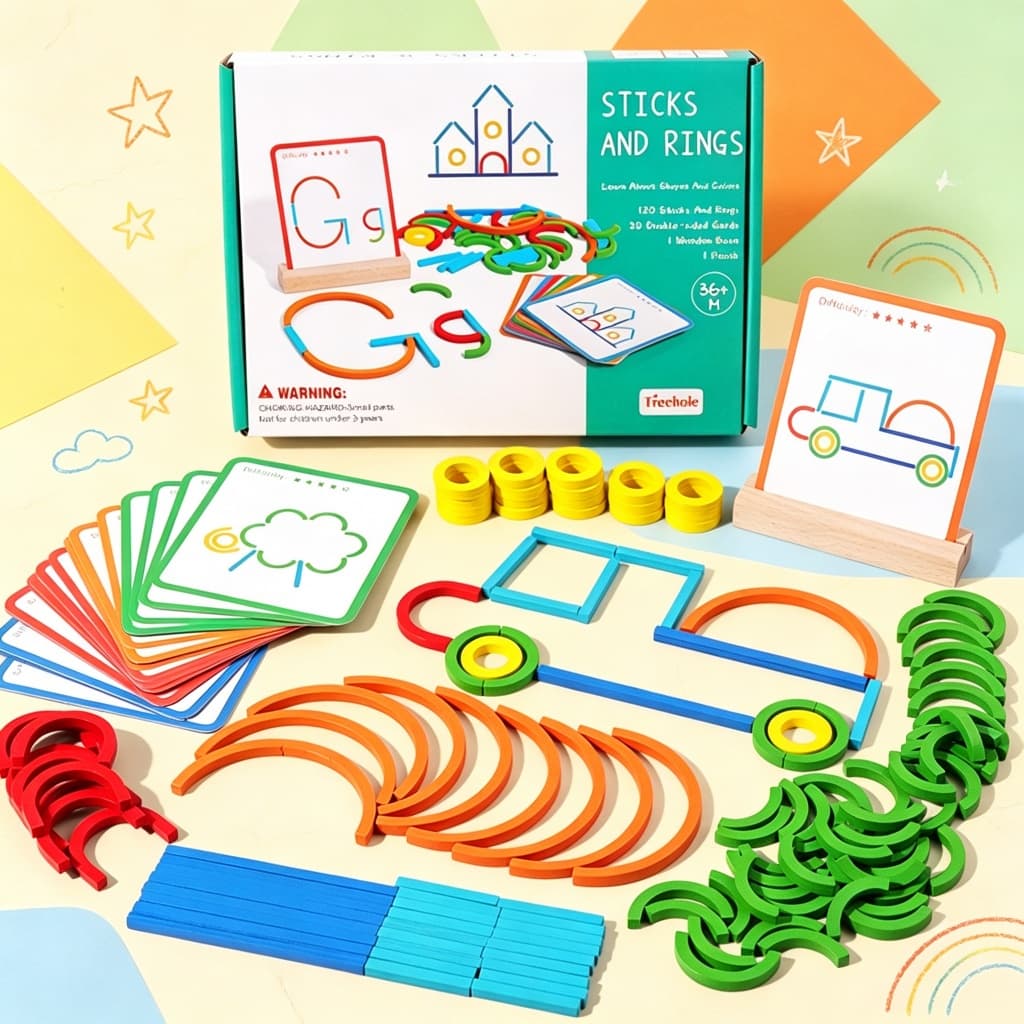 Jogo De Quebra-Cabeça Madeira Educação Montessori Para Crianças De 3 Anos De Idade Pedagógico Para Meninos E Meninas