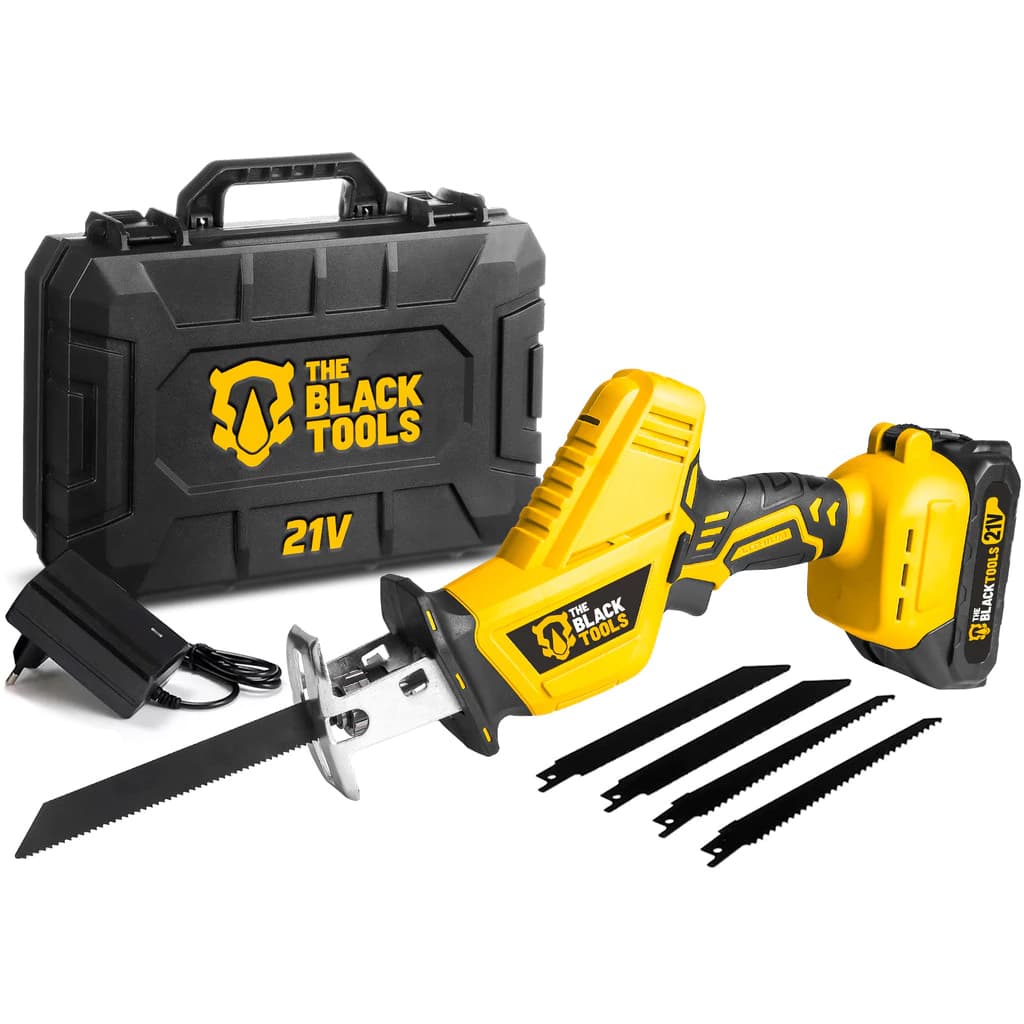 Serra Sabre A Bateria 21v Profissional Portatil 3000 Rpm Tcr21b The Black Tools