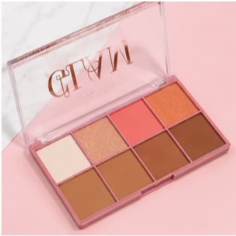 Paleta de Contorno, Blush e Iluminador Love Rain