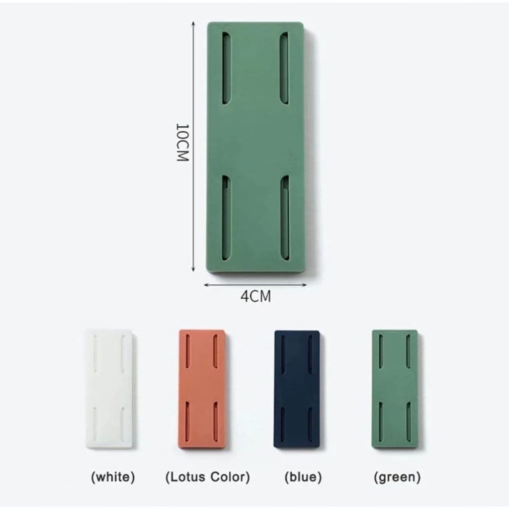 Suporte p/ Extensão Fixar Filtro de Linha e Objetos Diversos/Household Auto-Adesivo Plugue Fixer Broca Livre