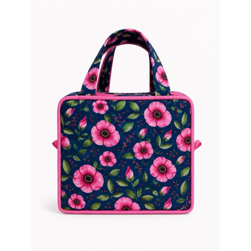 Necessaire Frasqueira Tripla 3 Divisórias | Bolsa Organizadora Grande Porta Cosméticos, Maquiagem e Viagem