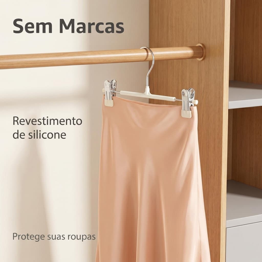 Cabide Sem Marcas Para Calças Jeans e Saias Longas