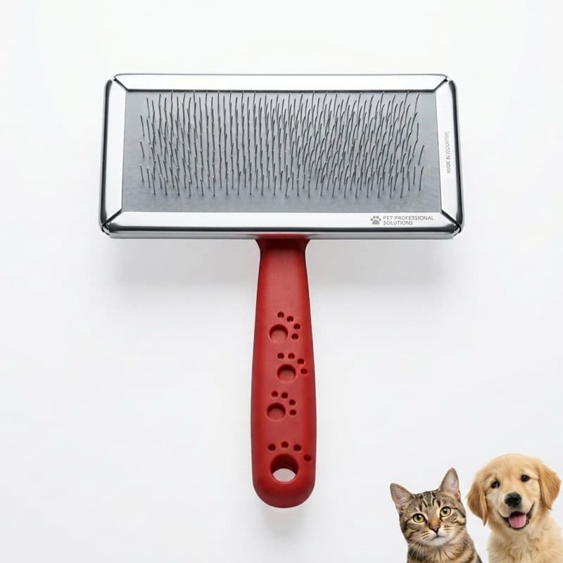 Rasqueadeira Profissional Escova para Cães e Gatos – Escova Tira Pelos Mortos e Nós Pet