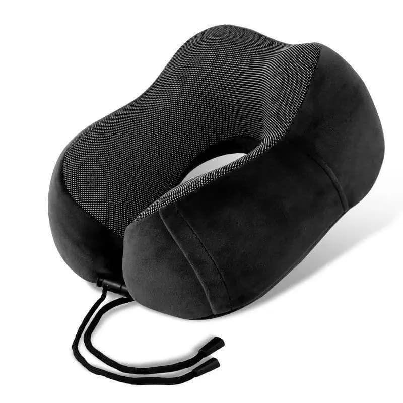Almofada de Pescoço Viagem Super Conforto Travesseiro Espuma Tipo Nasa Fácil de Lavar com Suporte Ergonômico e Capa Remo