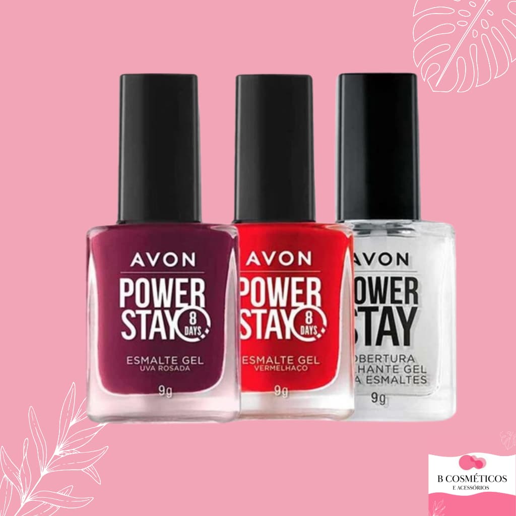 Esmalte Gel Power Stay  avon