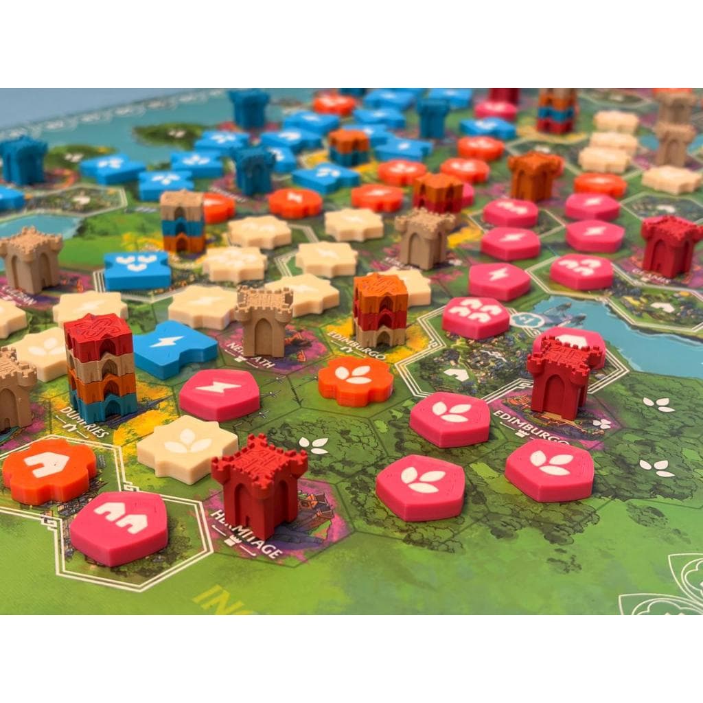 Rebirth Kit Upgrade Completo - Board Game Jellymonster Tokens Completos e Grid para 2 Jogadores