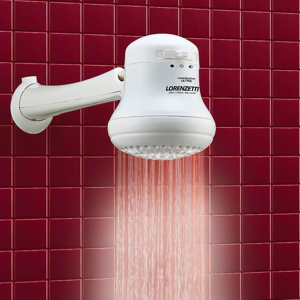 Chuveiro Elétrico Lorenzetti Maxi Ducha 127V/220V 5500W 3 Temperaturas Branco