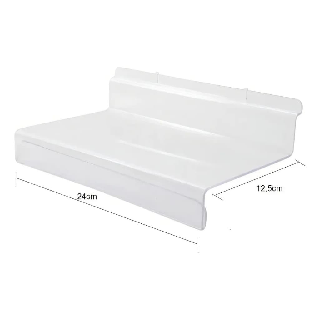 kit 10 Plataforma Expositor Para Calçados Tênis Acrílico Painel
