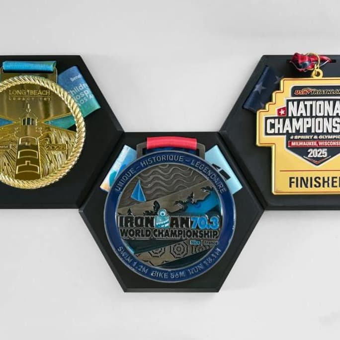 Suporte Hexagonal para Medalhas