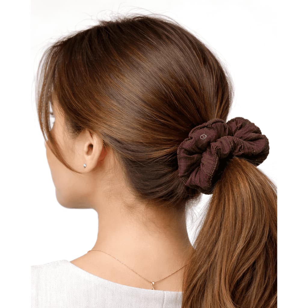 Xuxinha de Cabelo Scrunchie de Malha | Cores Sortidas