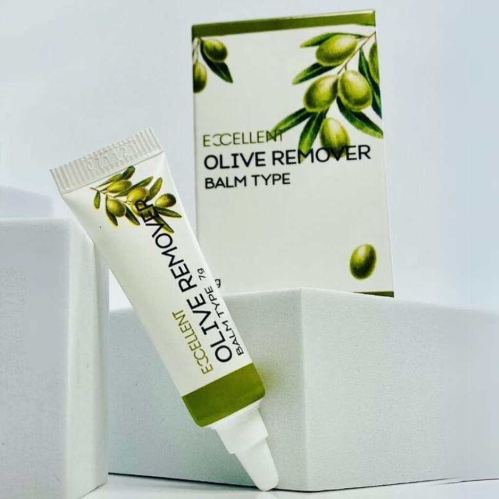 Removedor de Cílios em Gel Excellent Olive 7g para Alongamento Uso Profissional Lash