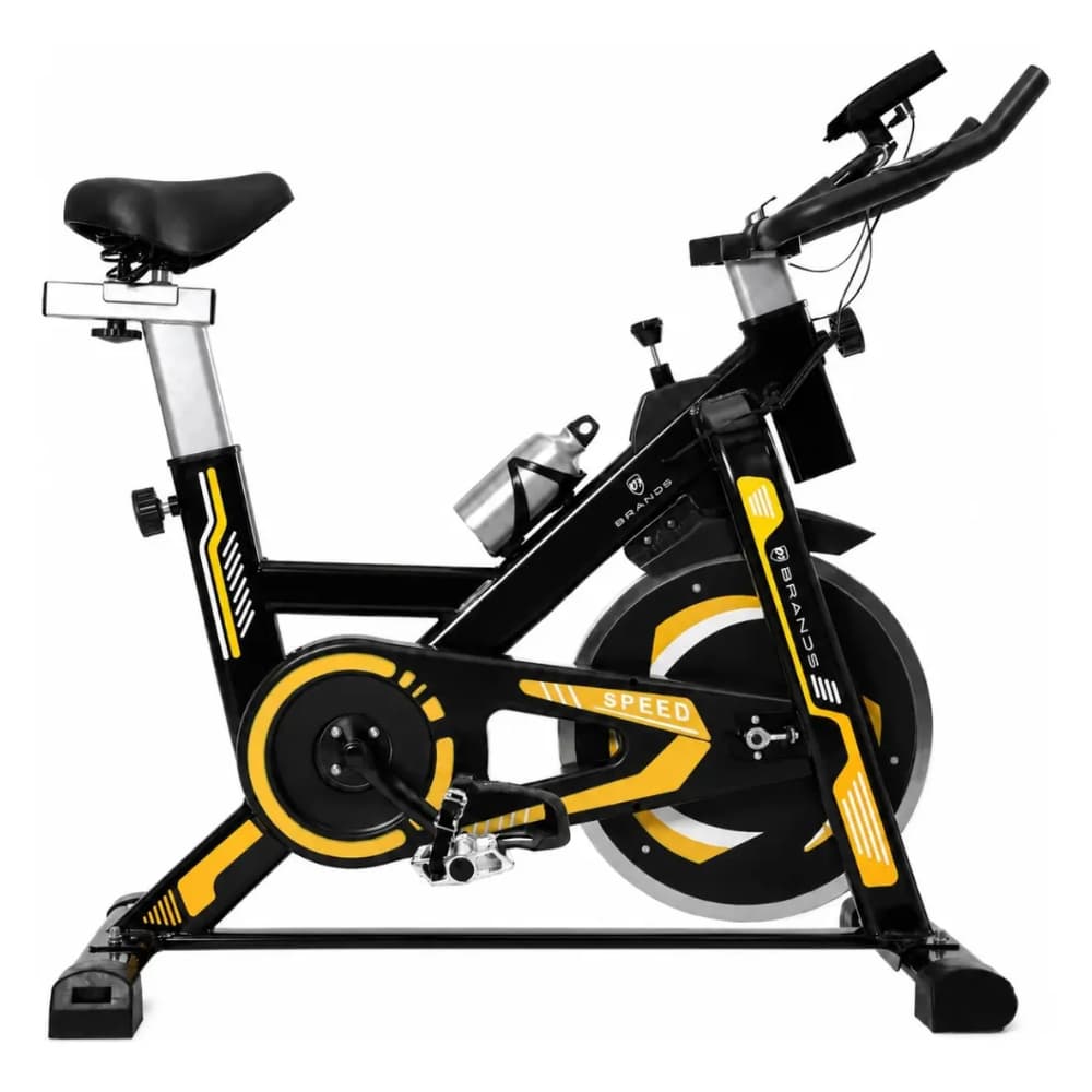 Bicicleta Ergométrica Spinning DJ Brands Sprint 13kg Até 120kg com Monitor