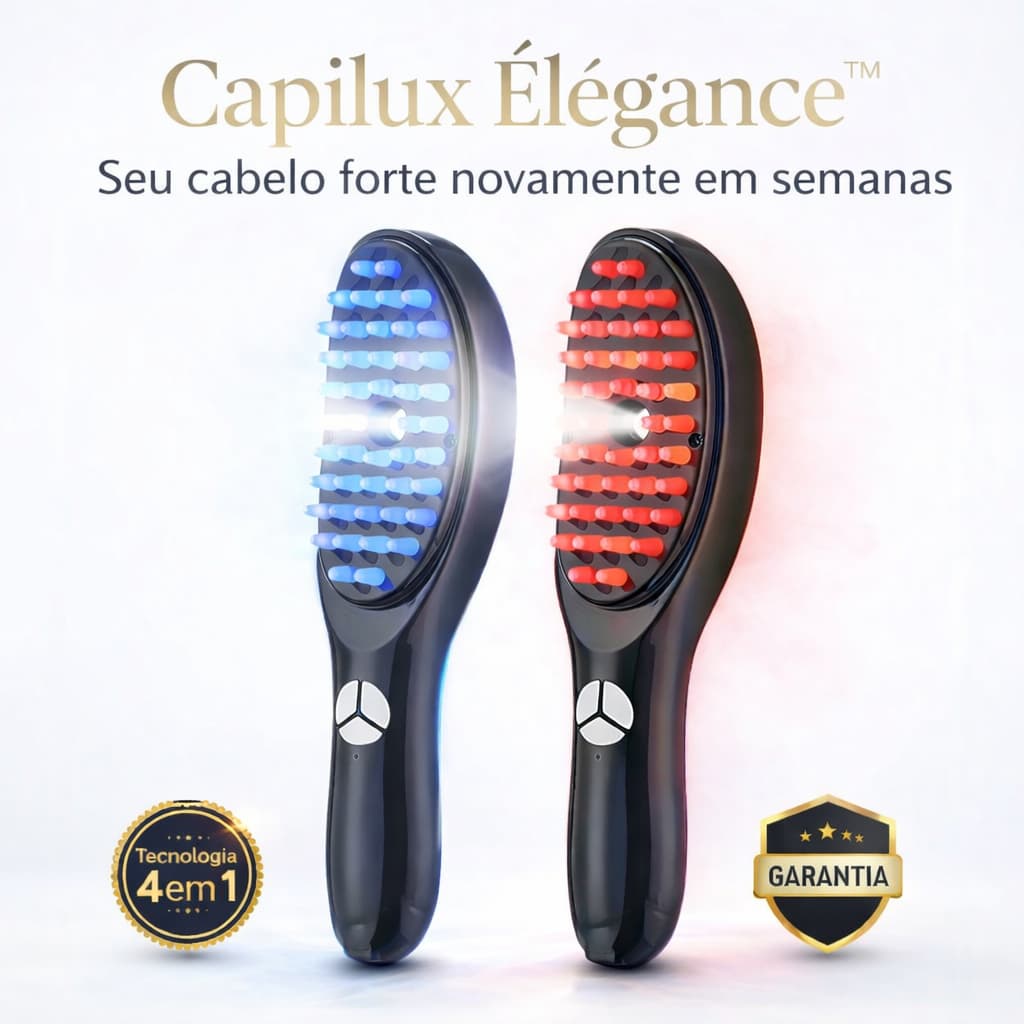 Pente Massageador Couro Cabeludo Antiqueda Estimulante Crescimento Capilar Massagem Relaxante