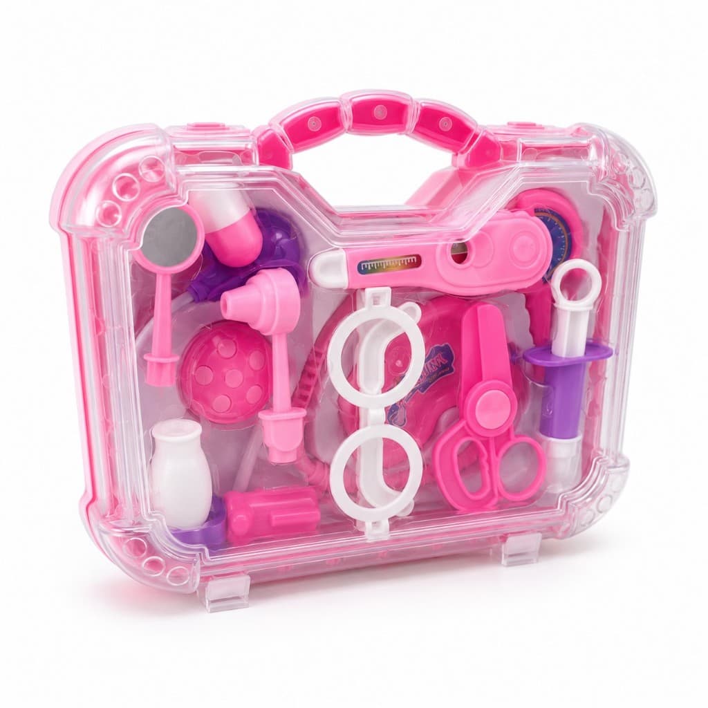 Kit Médico Infantil Maleta Doutor 12 Itens Meninos Meninas Premium a Mais Completa