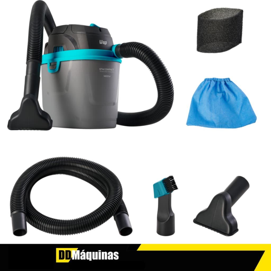 Aspirador de Pó e Água Portátil 1400W 5,5L GTW Compact 110V - Wap