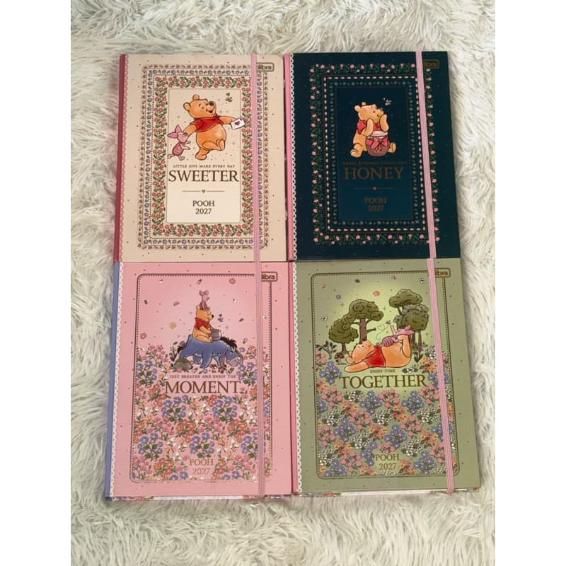 Agenda Costurada Winnie The Pooh 2027 Ursinho Pooh - Tilibra