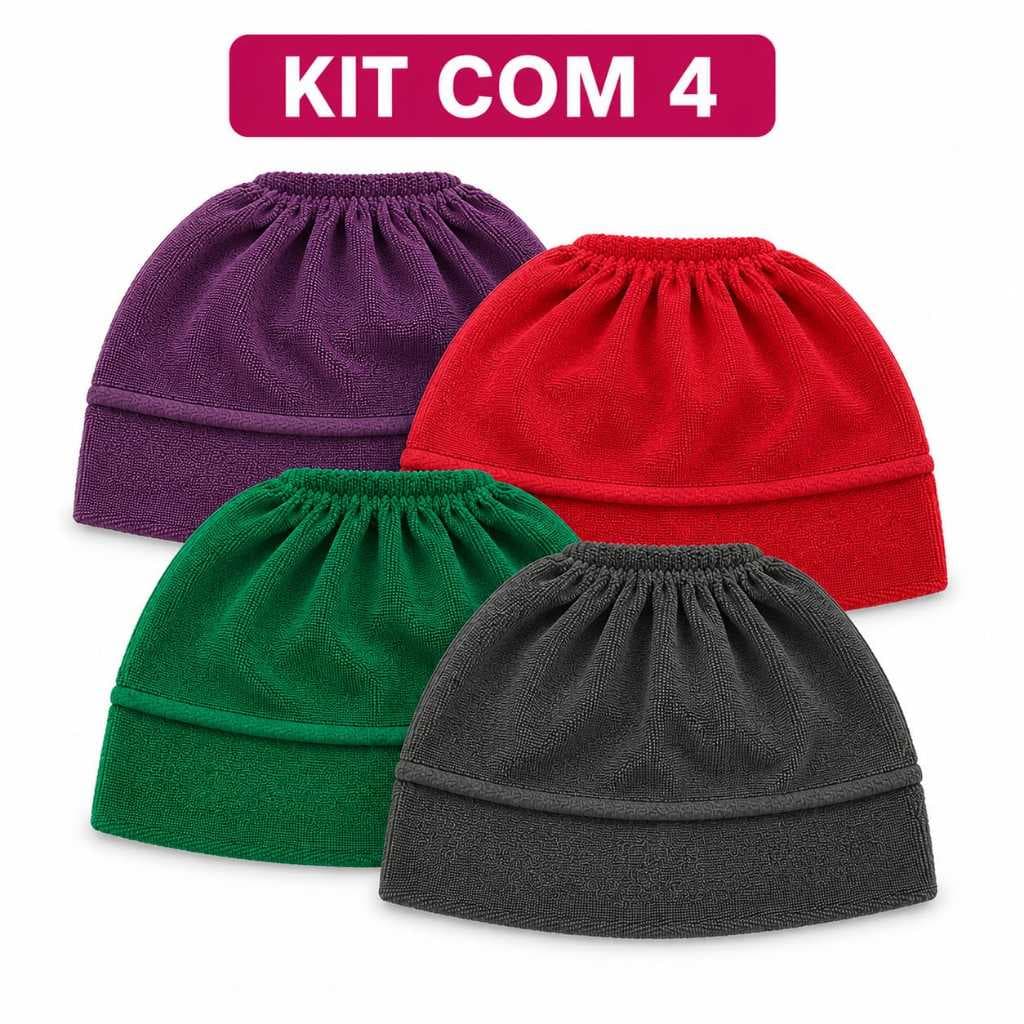 Kit com 4 Capas Multiuso para Limpeza de Piso