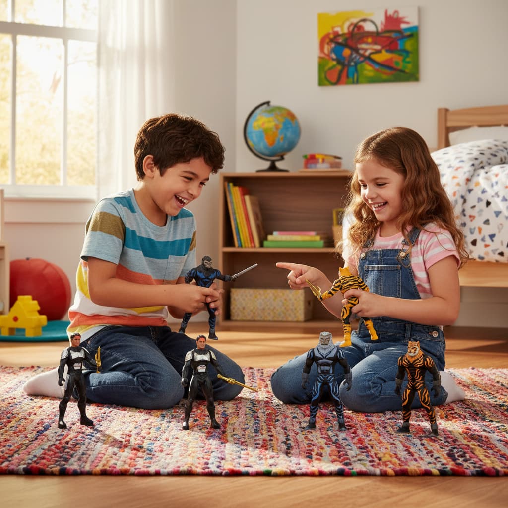 Kit Brinquedo Infantil Super Herói Animal War - Sortido crianças