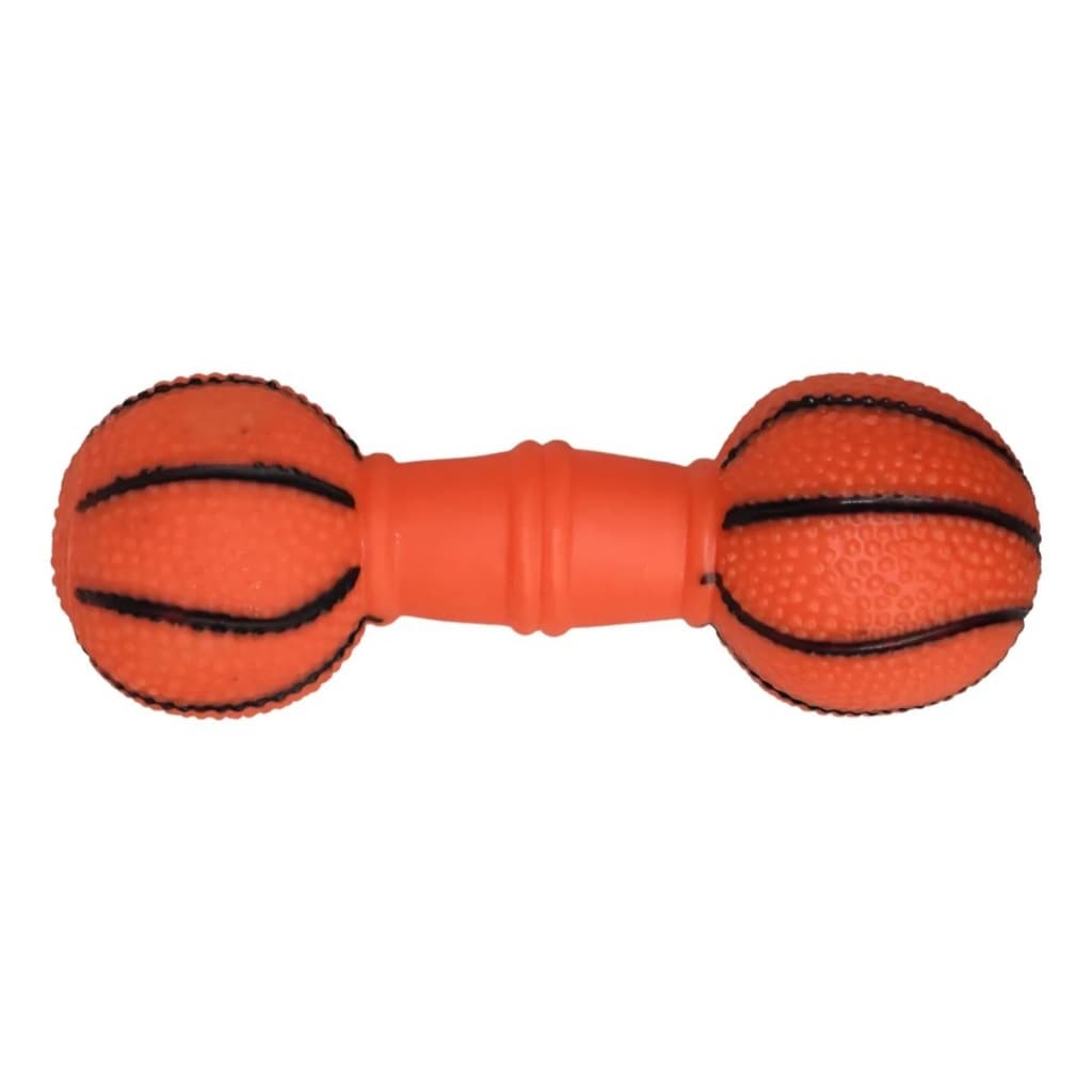 Brinquedo Mordedor Halter Pet Cachorros Em Borracha Resistente Com Som