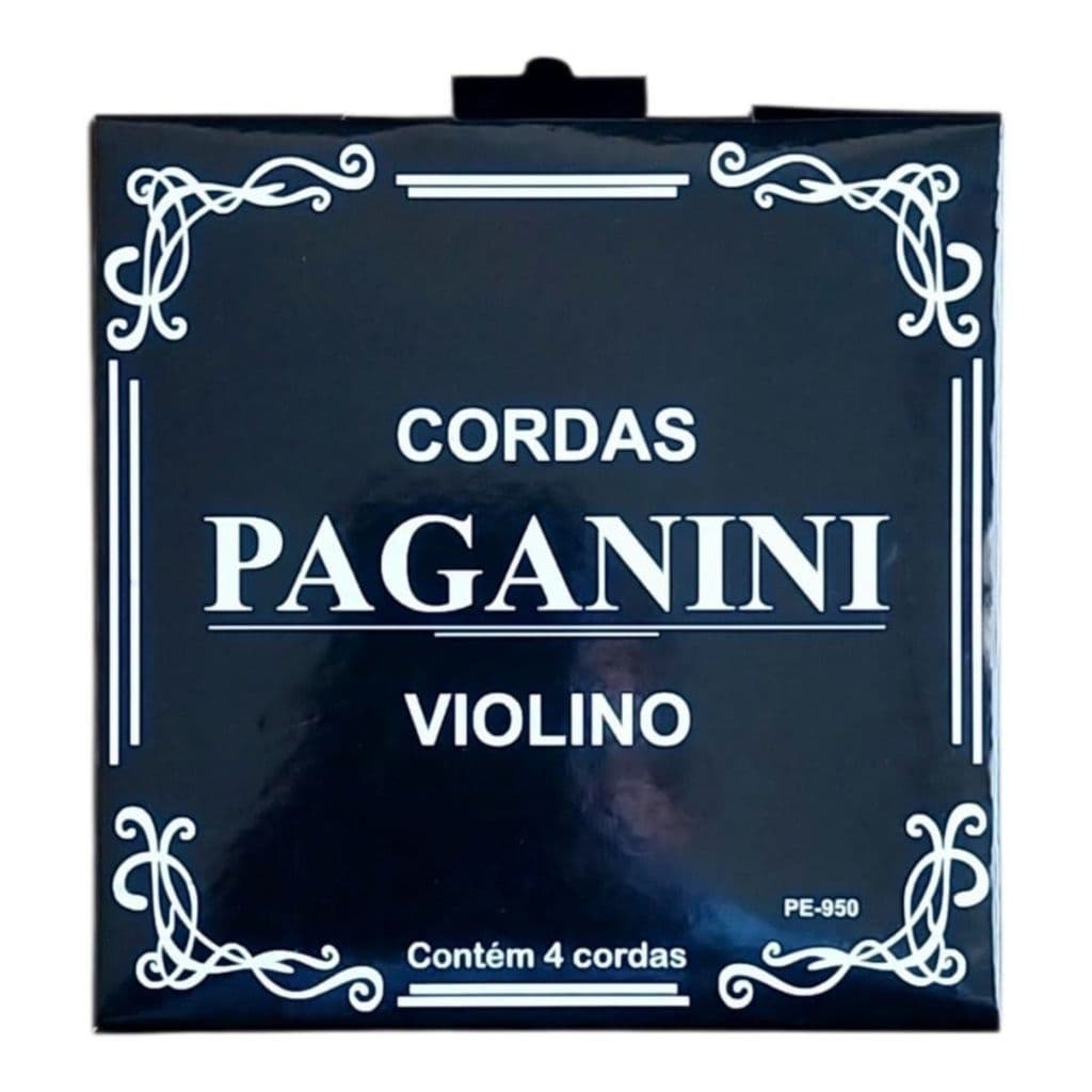 ENCORDOAMENTO PARA VIOLINO 4/4 OU 3/4 TENSÃO MÉDIA JOGO DE CORDA PAGANINI COM BOLINHA