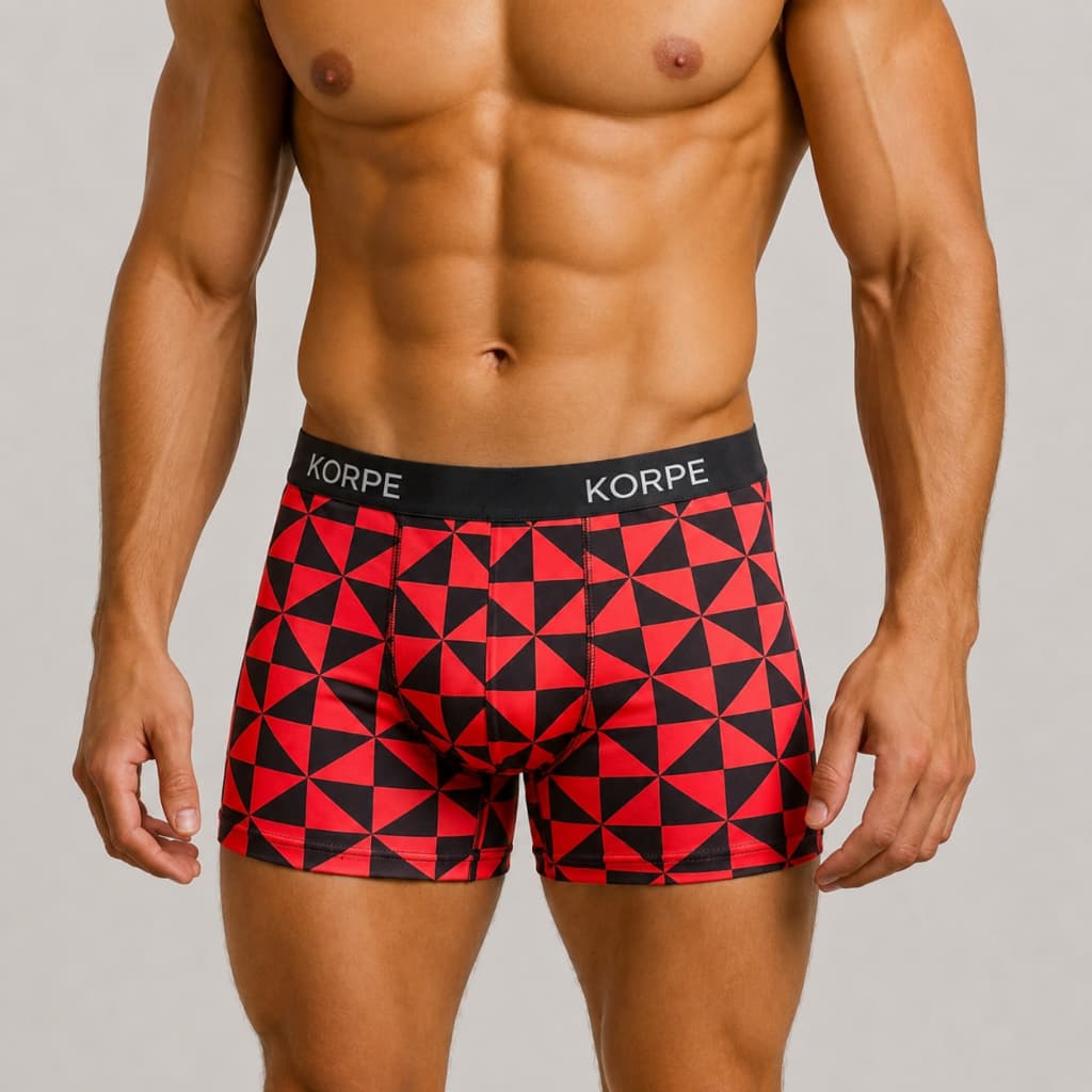 Kit Com 10 Cuecas Boxer De Microfibra Estampada Adulto