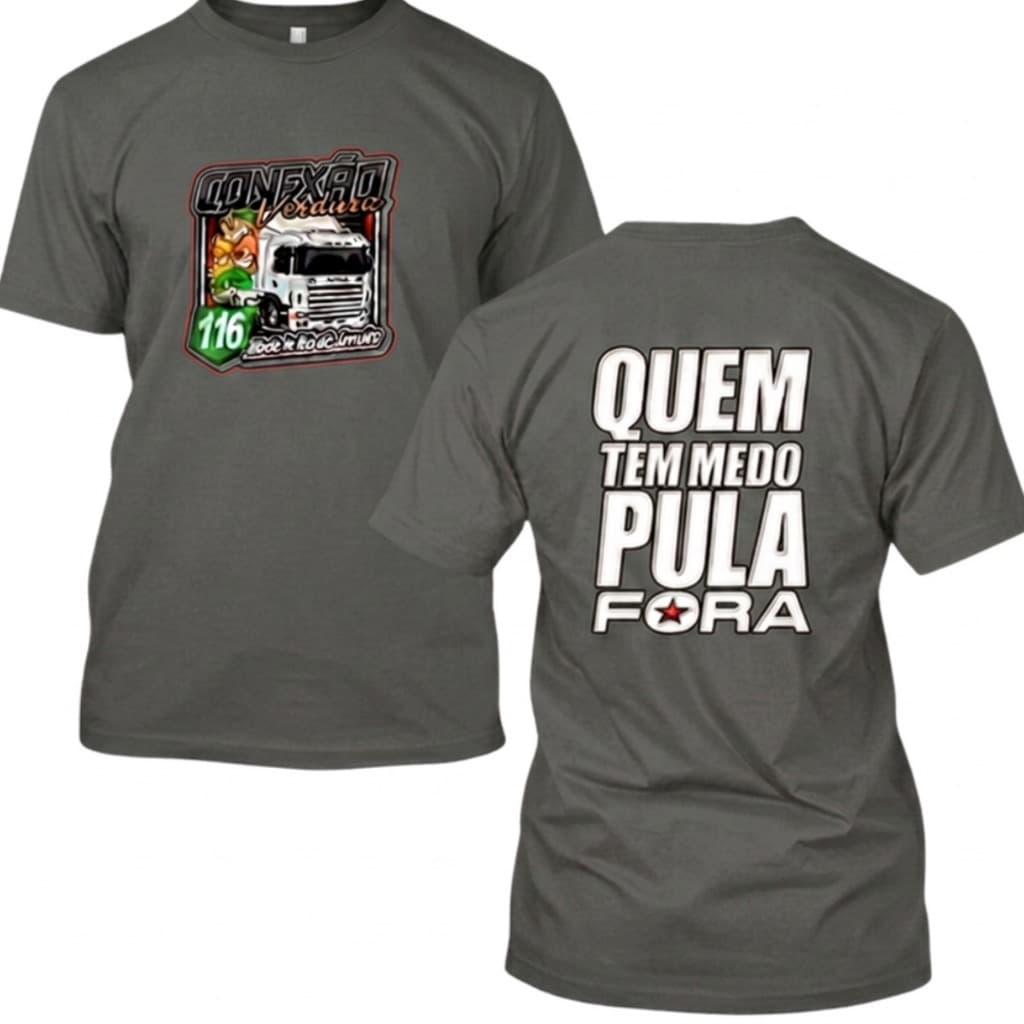 Camiseta Masculina Estampa de CAMINÃO Blusa 100% Algodao Malha Premium Camisa Importada Do P ao GG Envio Imediato