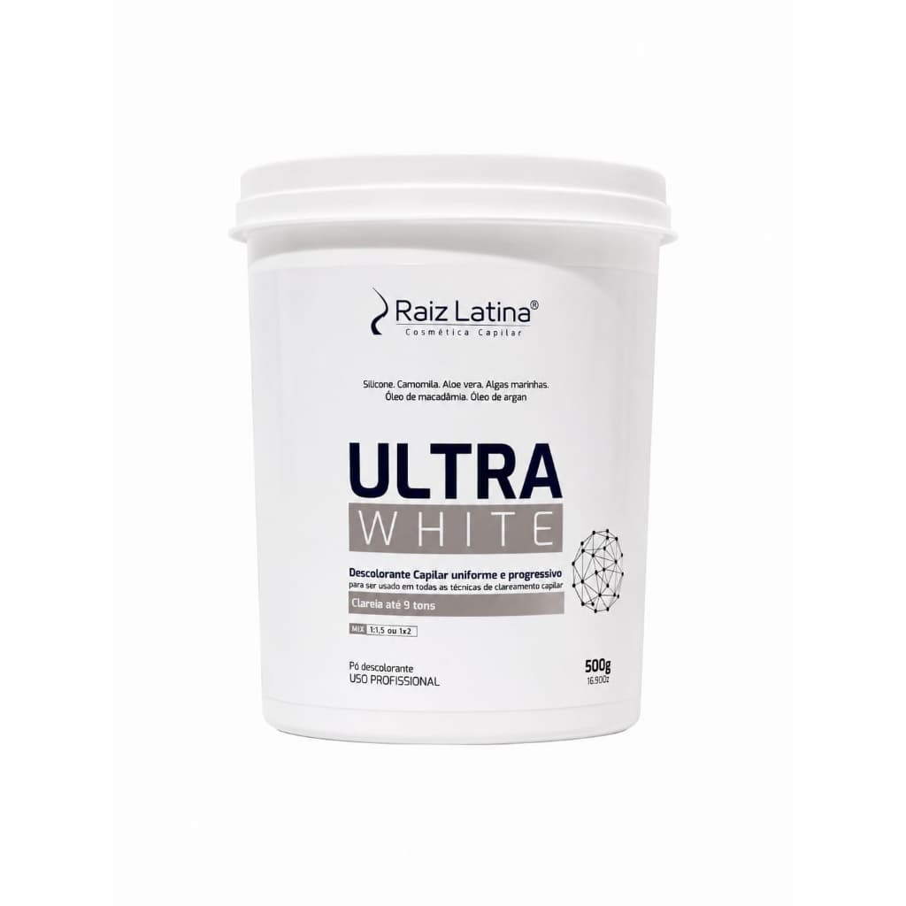 Raiz Latina - Pó Descolorante Ultra White 500g