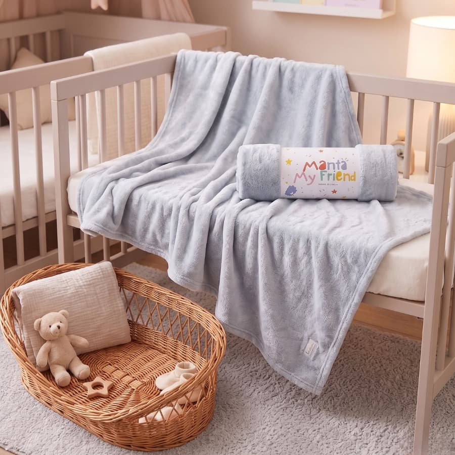 Cobertor Manta Infantil Para Bebê Soft Premium Mantinha