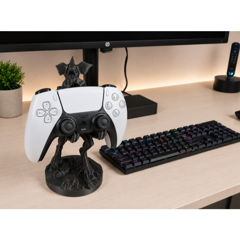 Suporte Controle Gamer Demogorgon PS5 Xbox PS4 Switch Porta Controle Decorativo Geek