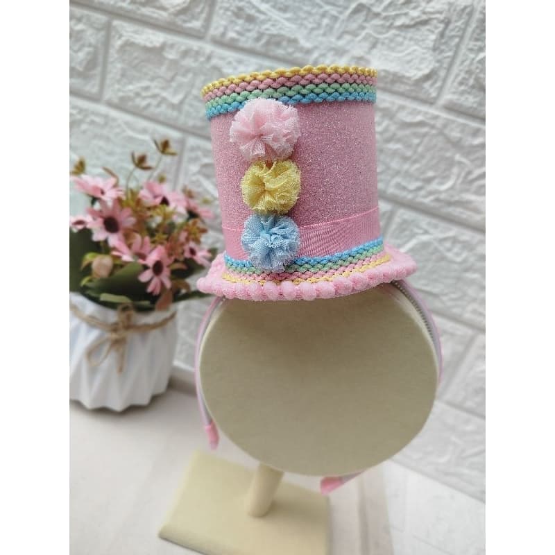 Tiara Cartola pra festa infantil/Circo/palhaço/mundoBita