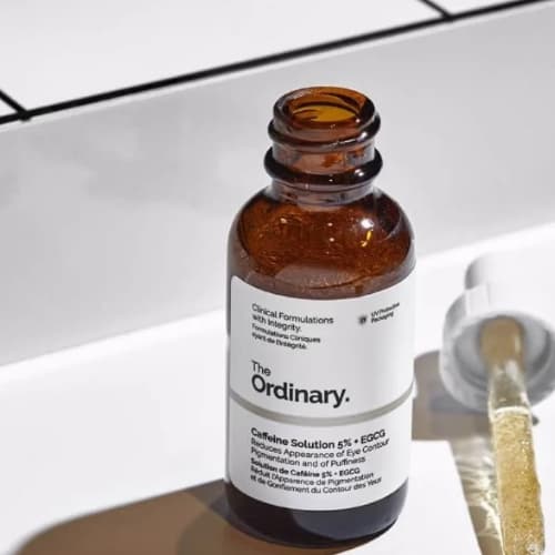 The Ordinary Sérum Caffeine Solution 5% EGCG Cafeína Olheiras Bolsas Contorno dos Olhos 30ml