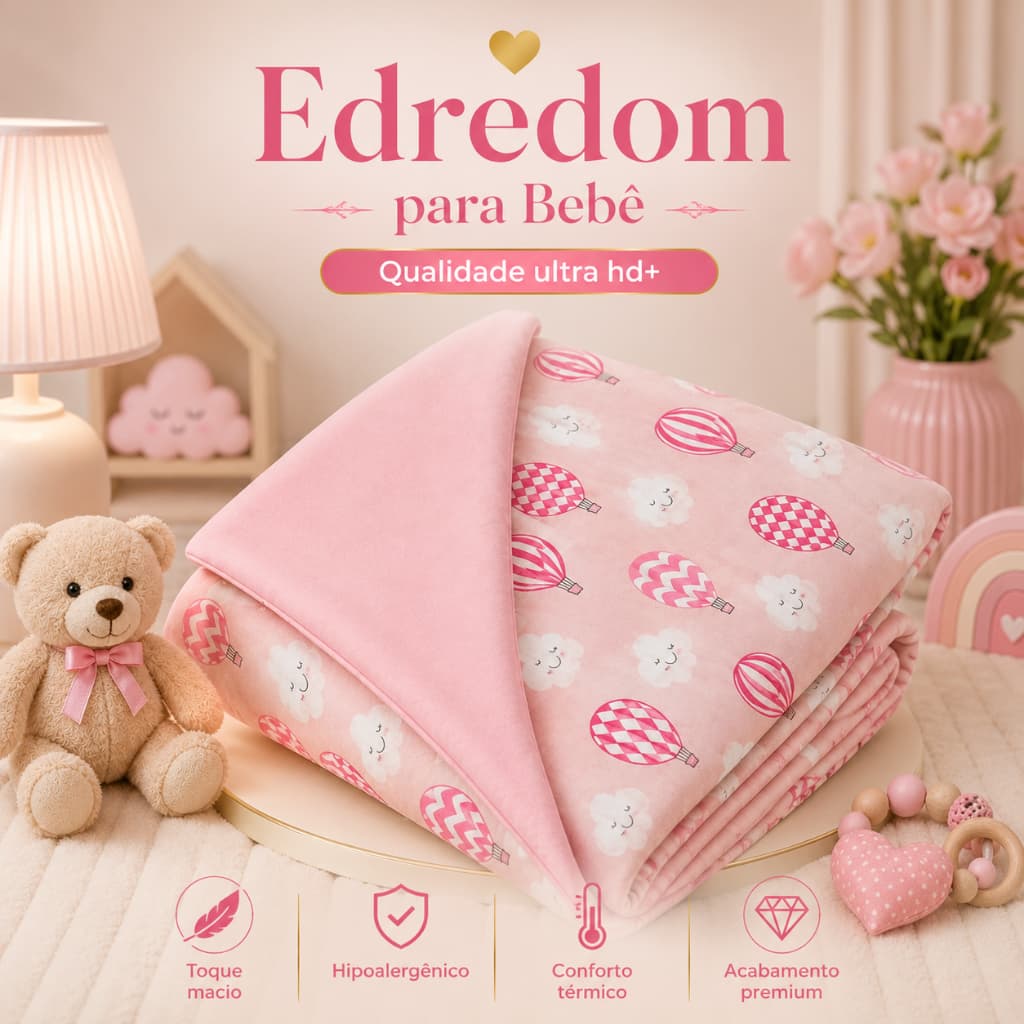 Edredom para bebê menino menina