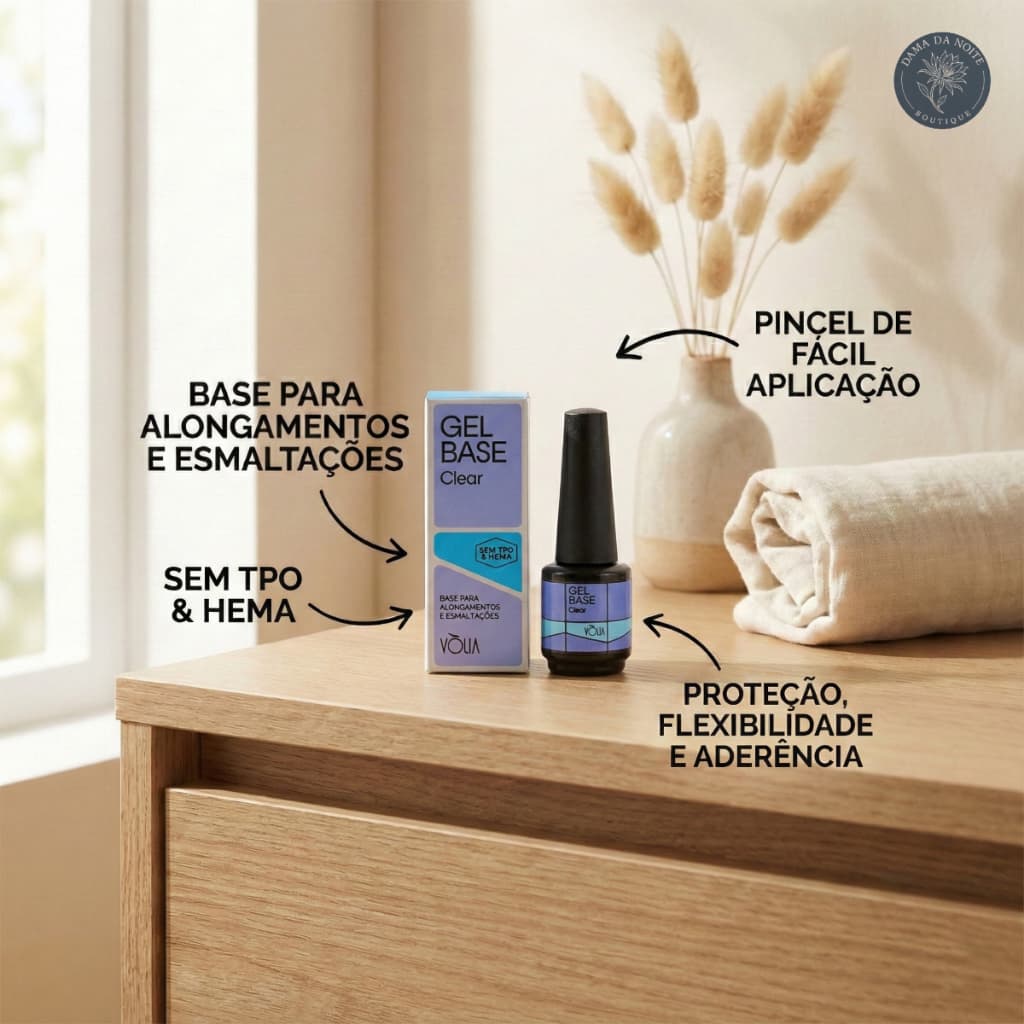 Volia Finalizador Top Coat 9g Butterfly Pink Sem TPO HEMA Nova Formula Original Imediato