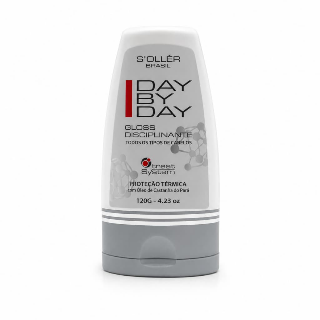 Protetor Térmico Capilar Creme Gloss Disciplinante Leave in Day By Day 120g