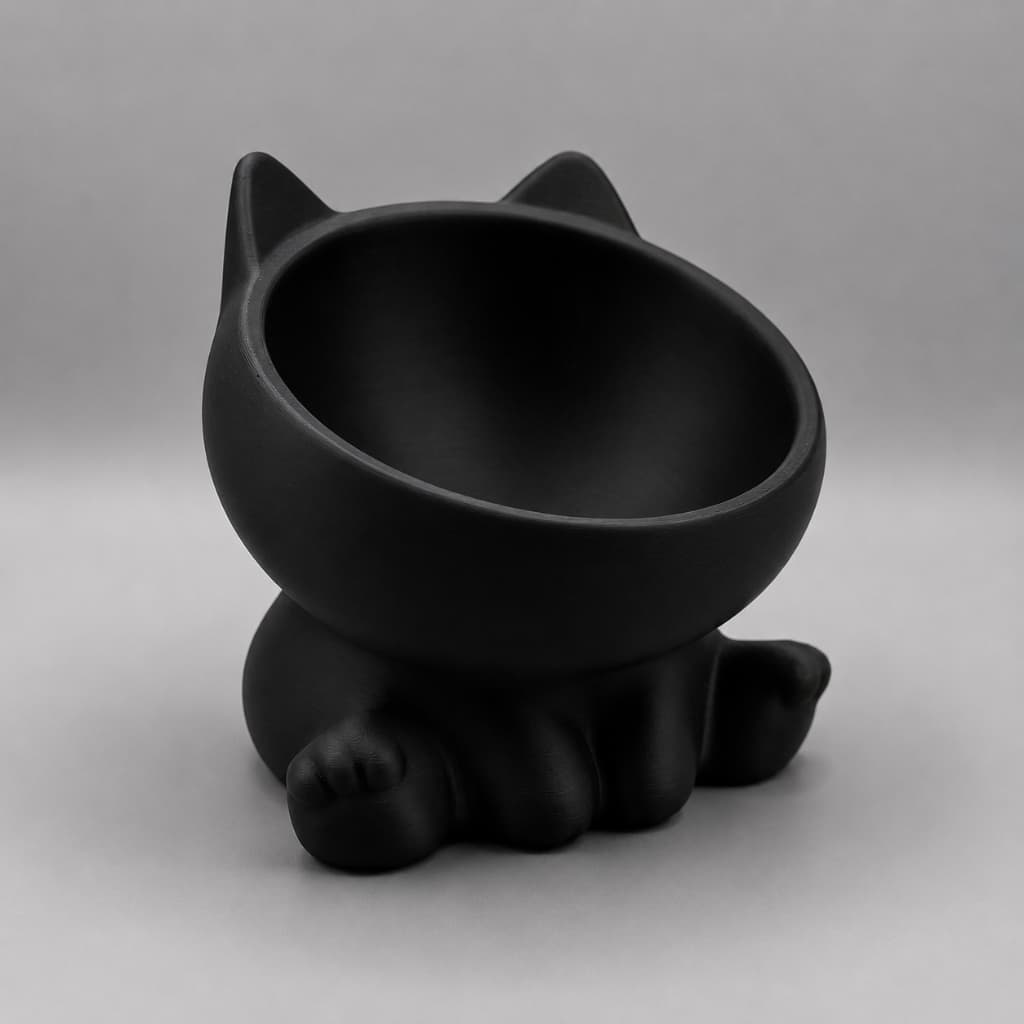 Comedouro para Gatos Gatinho 3D – Pote de Ração Pet Decorativo