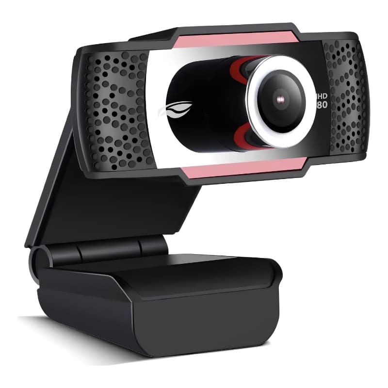 Webcam 1080p Full Hd Preta WB-100BK C3 Tech | Streaming | PC | Desktop | Notebook | Câmera