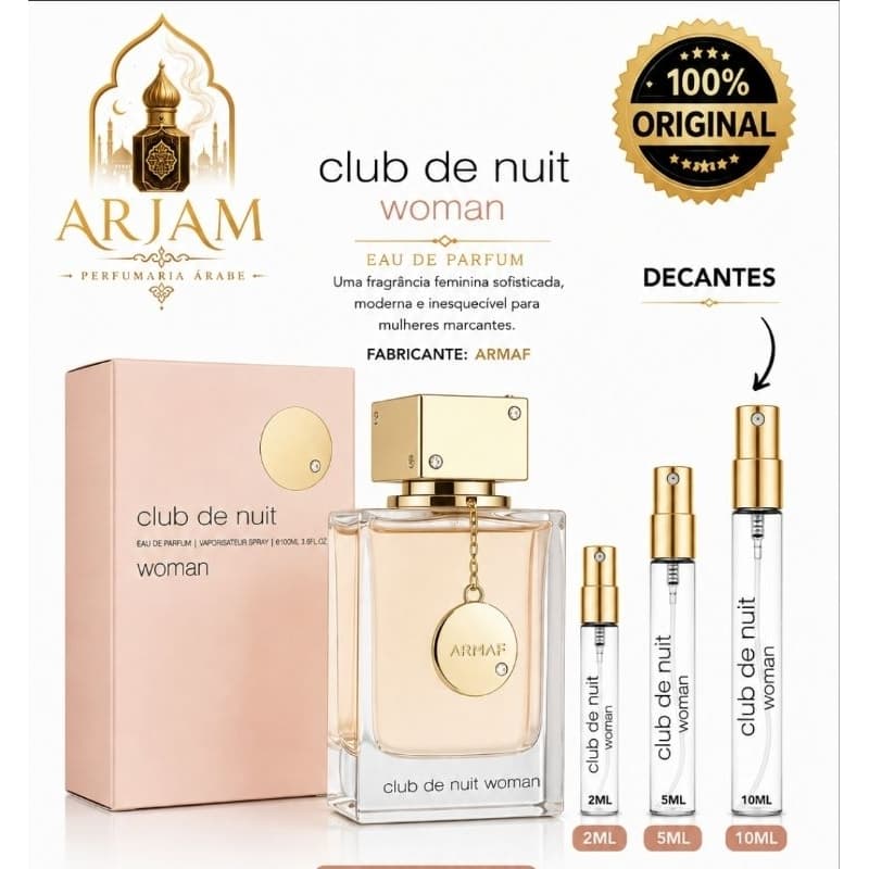 Perfume Arabe Armaf Club De Nuit Woman Feminino Perfume Eau De Parfum Original