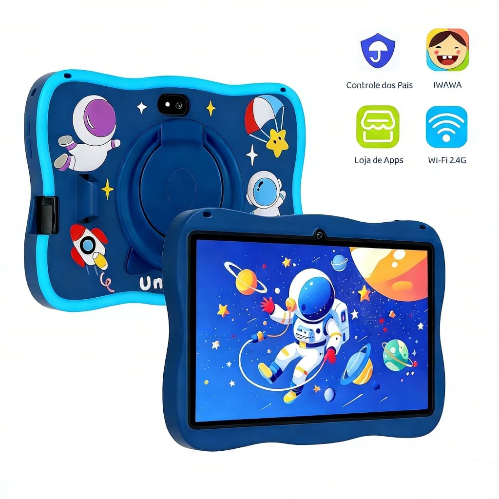 Tablet Infantil De 7 Polegadas , De Aprendizagem Educacional Para Crianças Com Controle Parental WiFi , Presente