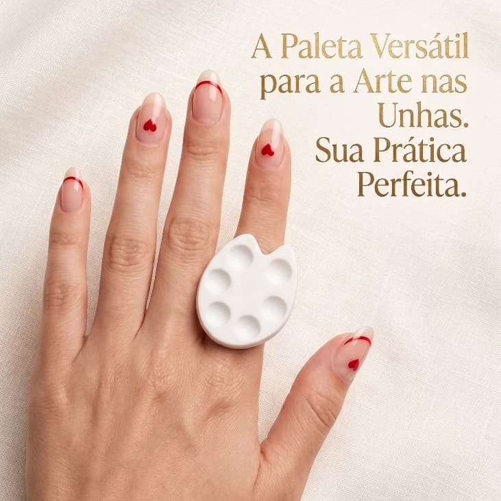 PALETA PARA ARTE EM UNHAS