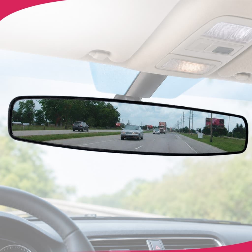 Espelho Retrovisor Universal Interno Panorâmico Automotivo Grande Ponto Cego Carros Convexo