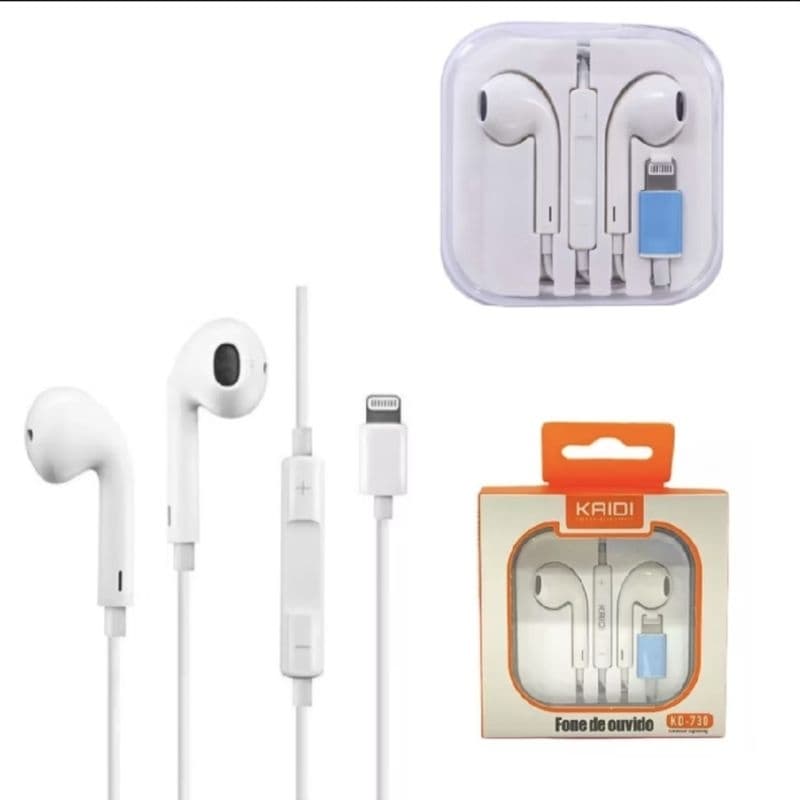 Fone de Ouvido In-Ear com Som de Alta Qualidade para Celular e iPhone