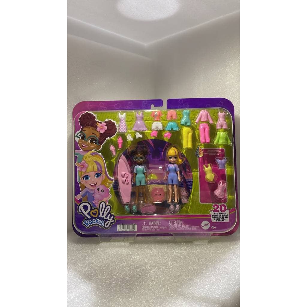 Boneca Polly Pocket Moda Surf para Meninas