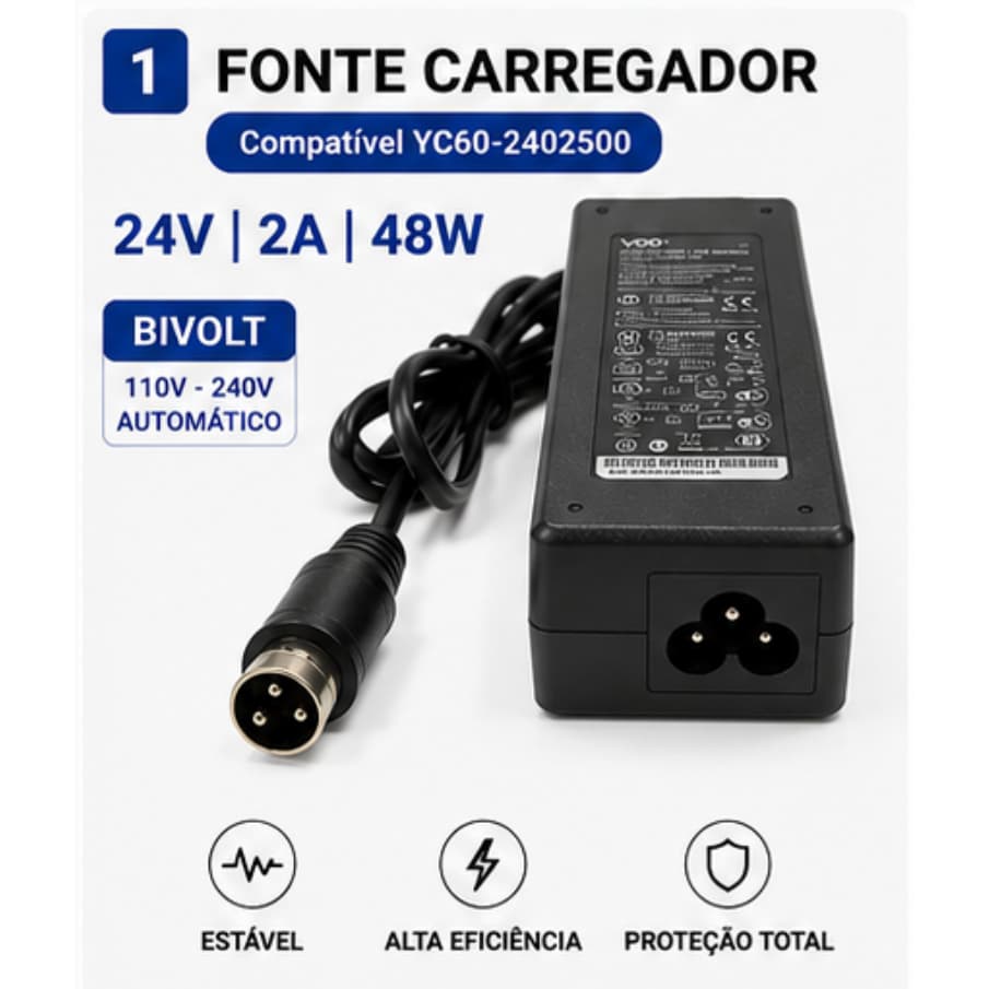 Fonte Para Impressora Térmica Bematech Mp2100 3000 4000 4200