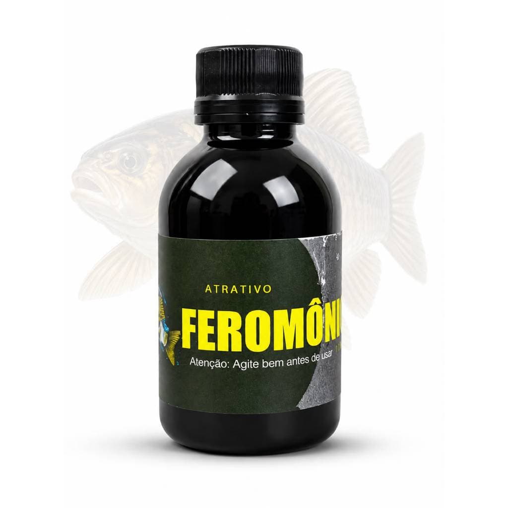 Ferromonio Atrativo Liquido Pesca Isca Vários Tipos De Peixes 100ml Tilapia Pacu Piau Piapara