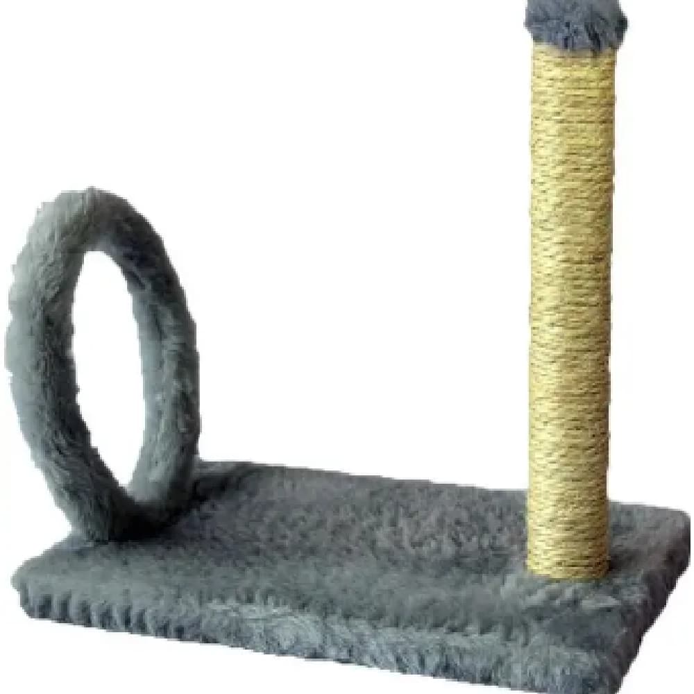 Arranhador para gatos Arco e Poste com bola pelúcia pet gato
