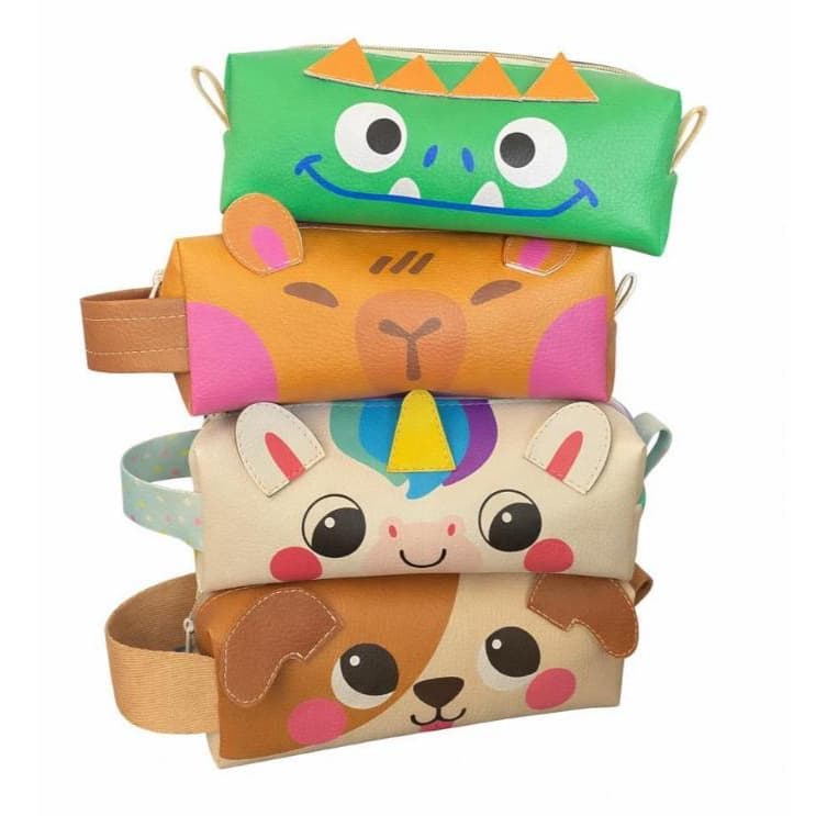 Estojo/Necessaire impermeável BOX, varios temas disponiveis.
