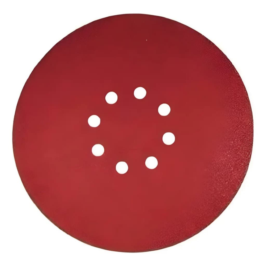 Kit 10 discos de lixa 9 polegadas 225mm pluma com 8 furos para lixadeira de teto girafa